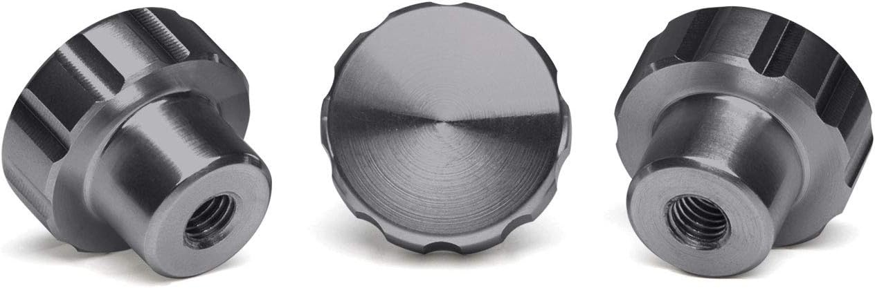 image:imageWeatherTech 2Pack of Solid Billet Aluminum Knobs for CupFone RedGraphite