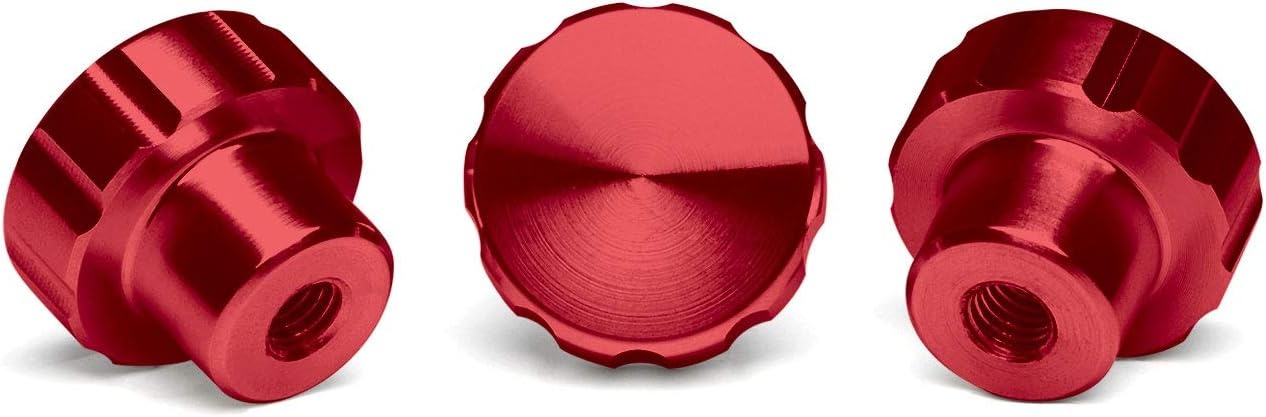 image:imageWeatherTech 2Pack of Solid Billet Aluminum Knobs for CupFone RedRed