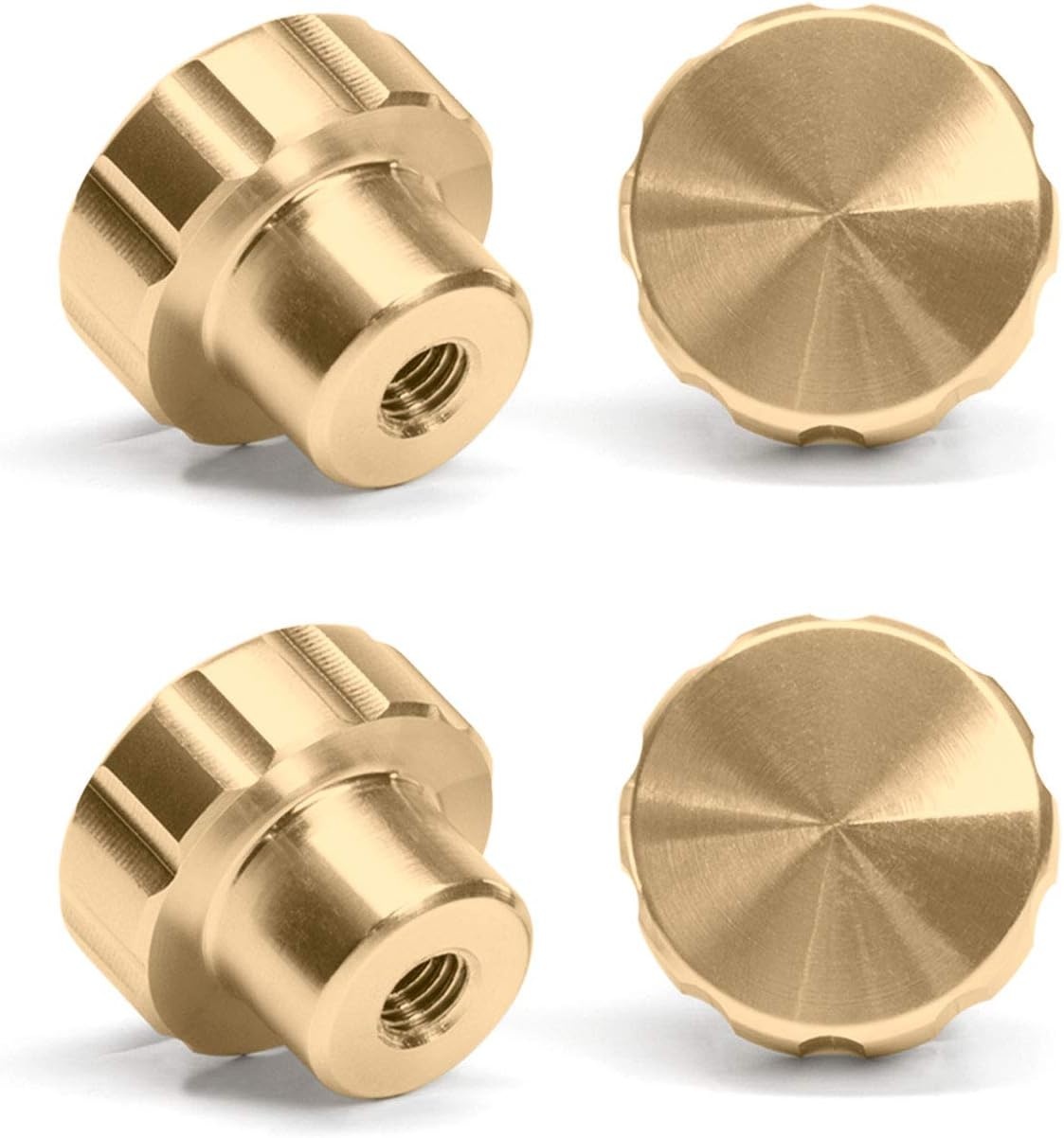 image:imageWeatherTech 2Pack of Solid Billet Aluminum Knobs for CupFone RedRose Gold
