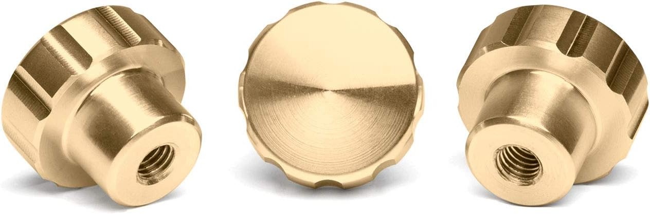 image:imageWeatherTech 2Pack of Solid Billet Aluminum Knobs for CupFone RedRose Gold