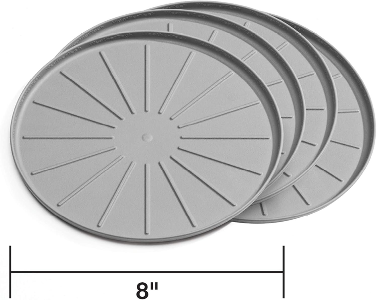 image:imageWeatherTech 8 Coasters for Home Surfaces AntiSkid NoSlip knibs Set of 4 Black 8A8CSTBKGray