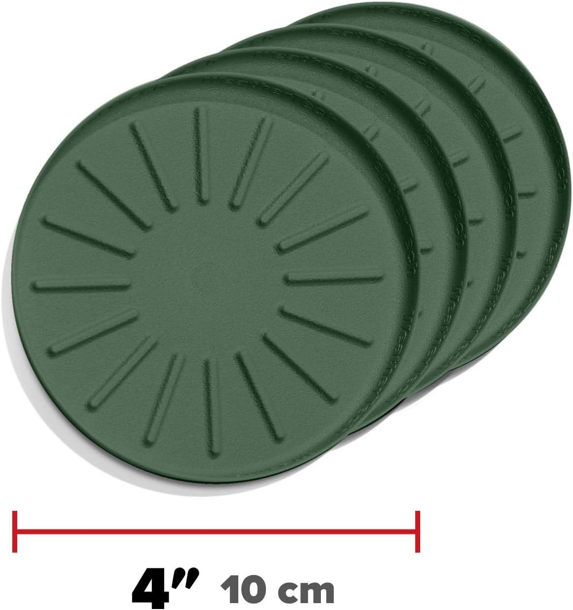 image:imageWeatherTech 8 Coasters for Home Surfaces AntiSkid NoSlip knibs Set of 4 Black 8A8CSTBKGreen