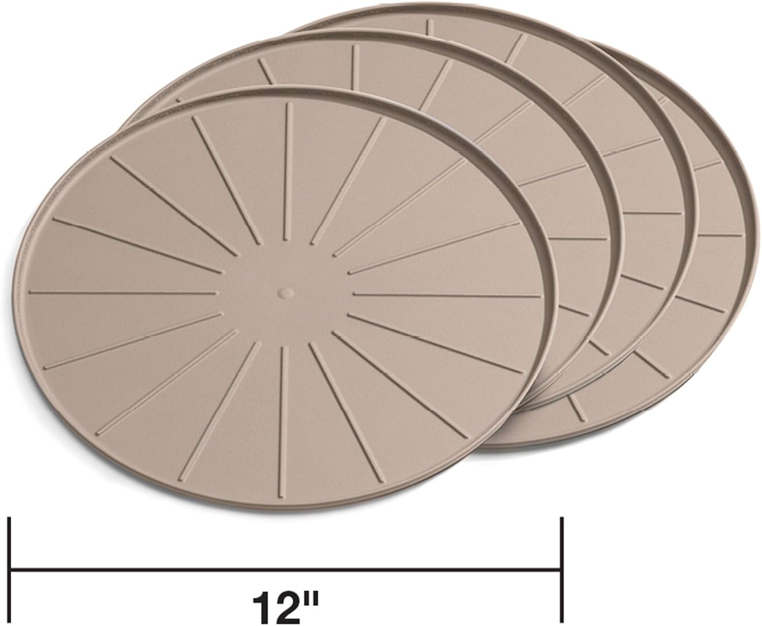 image:imageWeatherTech 8 Coasters for Home Surfaces AntiSkid NoSlip knibs Set of 4 Black 8A8CSTBKTan