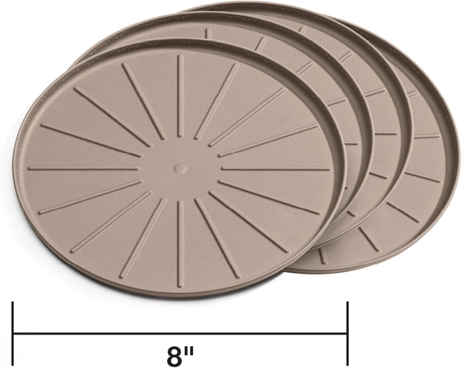 image:imageWeatherTech 8 Coasters for Home Surfaces AntiSkid NoSlip knibs Set of 4 Black 8A8CSTBKTan