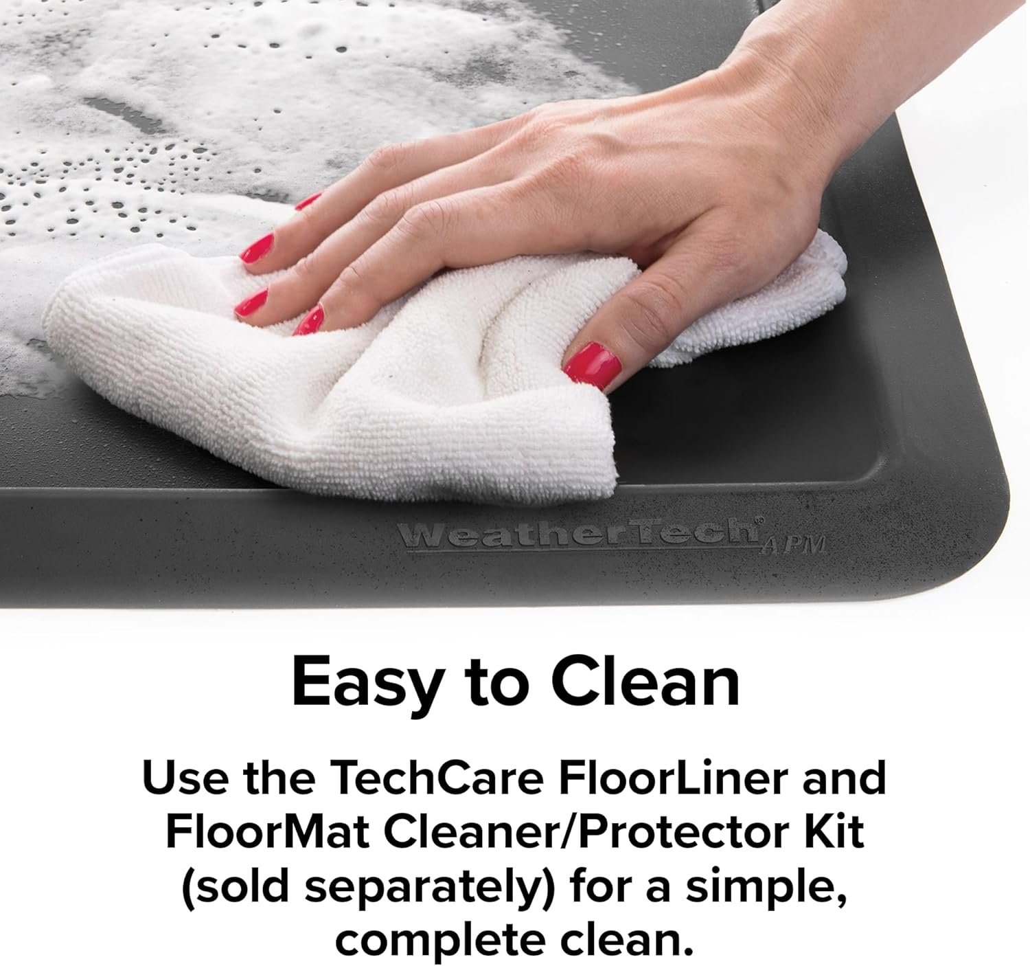 image:imageWeatherTech AllPurpose Mat MultiUse Mat for Everyday Living 44 x 48 Rectangle Black APM4448BBlack