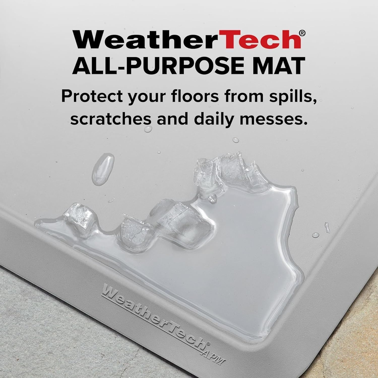 image:imageWeatherTech AllPurpose Mat MultiUse Mat for Everyday Living 44 x 48 Rectangle Black APM4448BCocoa