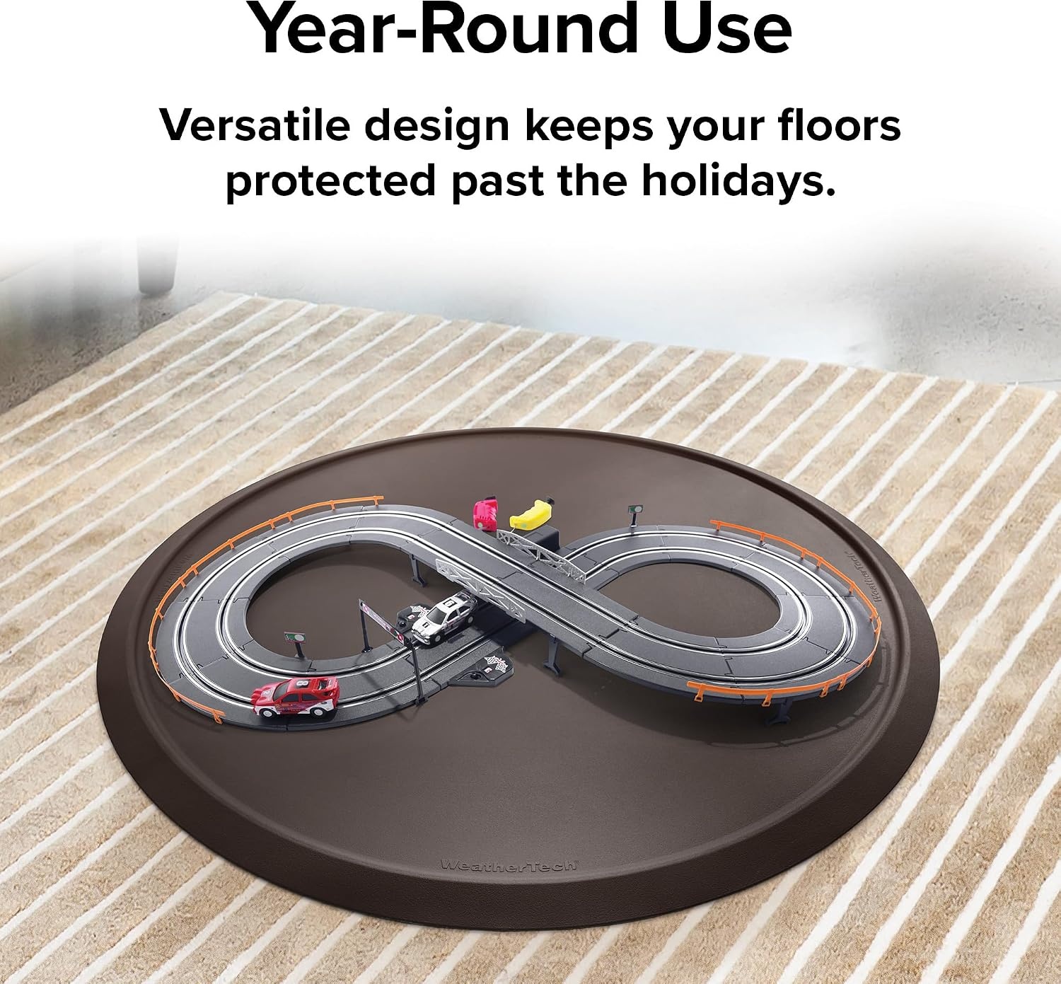 image:imageWeatherTech AllPurpose Mat MultiUse Mat for Everyday Living 44 x 48 Rectangle Black APM4448BCocoa