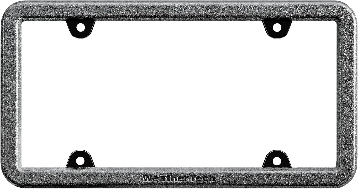 image:imageWeatherTech Billet Motorcycle License Plate Frame Satin BlackClear Bright Silver