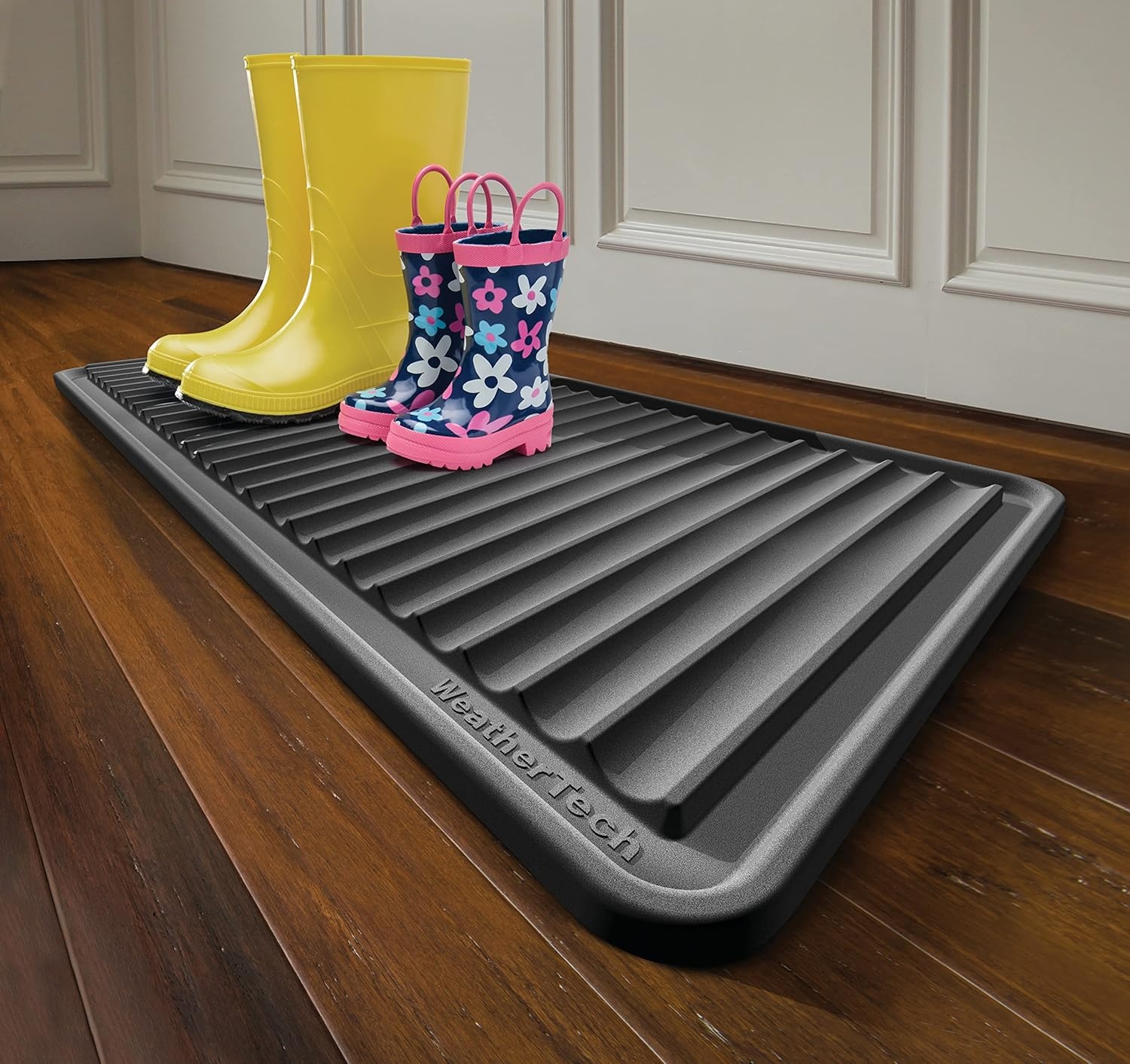 image:imageWeatherTech BootTray 16x36 Grey Durable Mat for Dirty Boots and ShoesCocoa