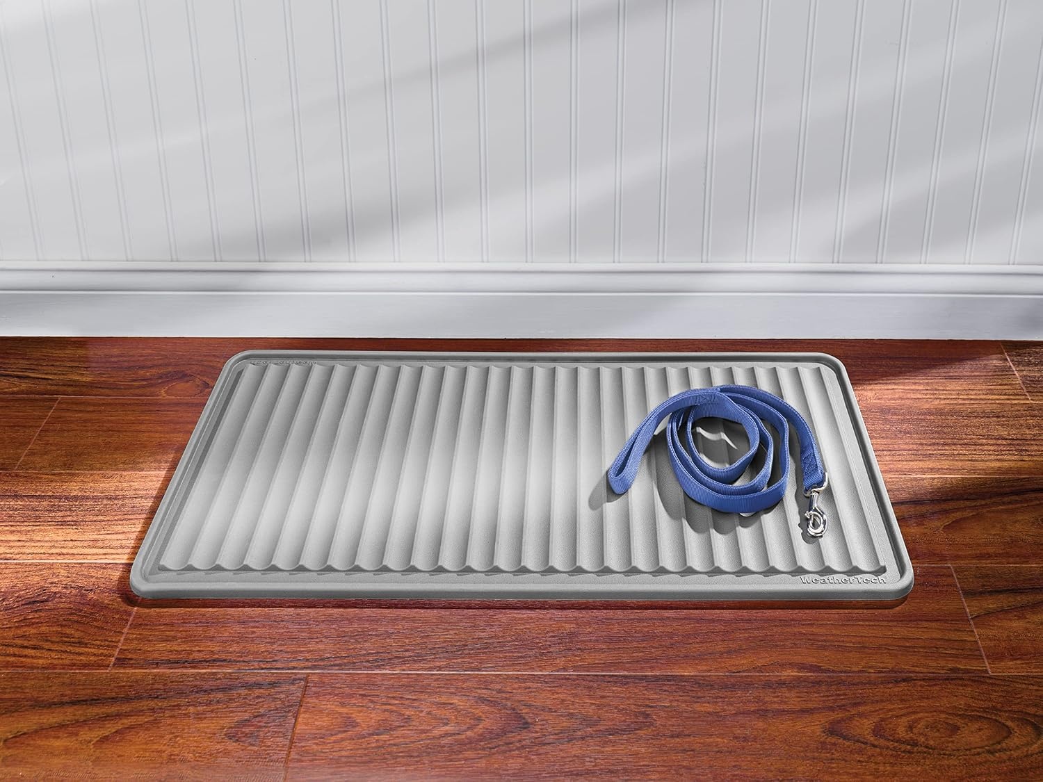 image:imageWeatherTech BootTray 16x36 Grey Durable Mat for Dirty Boots and ShoesGray
