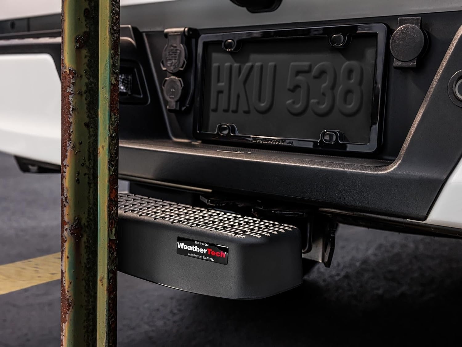image:imageWeatherTech BumpStep USA with Stainless Steel Hitch Pin 8ABS2WHP6