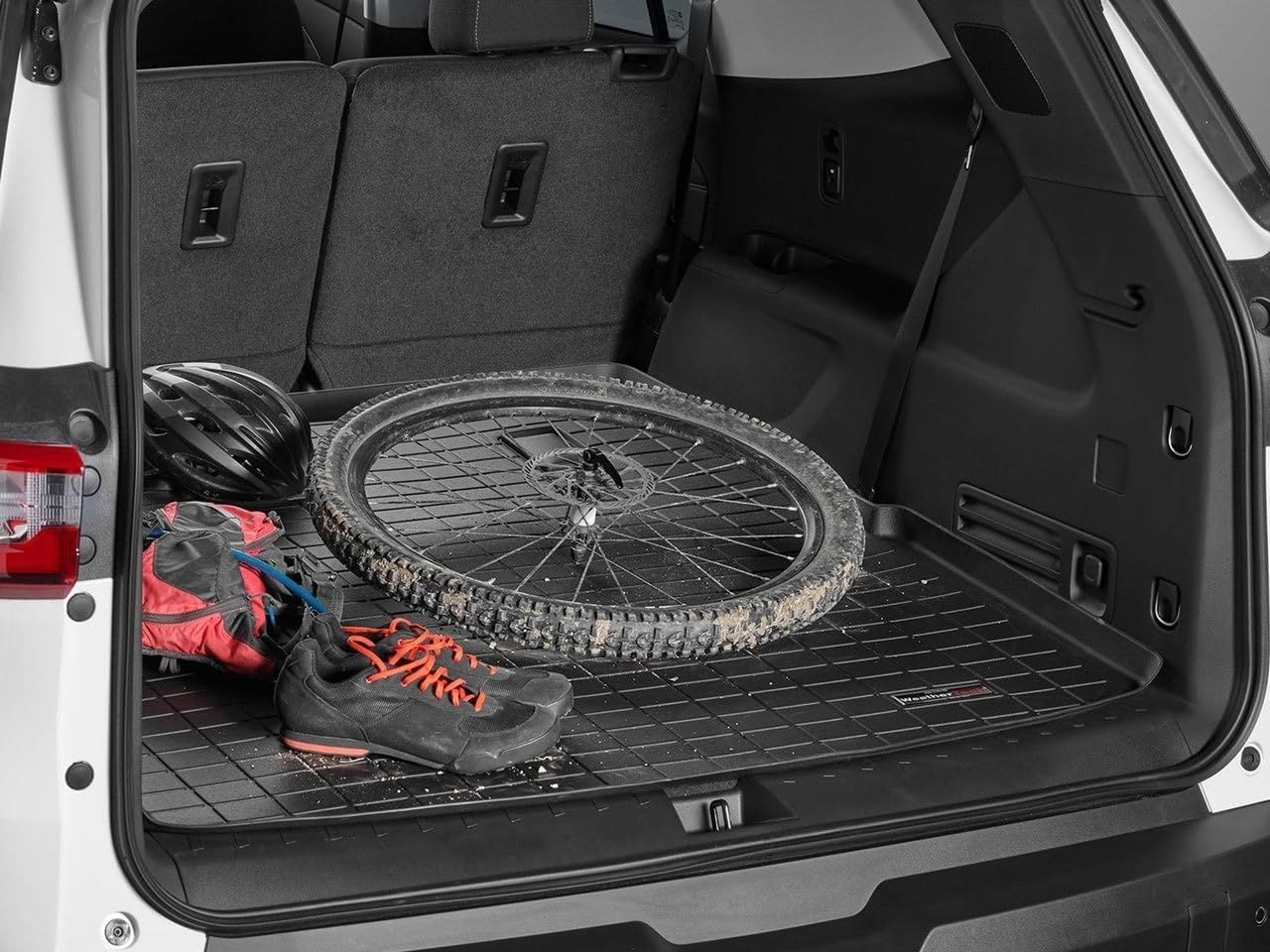 image:imageWeatherTech Cargo Trunk Liner for Ford Escape Hybrid Escape Escape Plugin Hybrid Behind 2nd Row 401323 BlackBlack