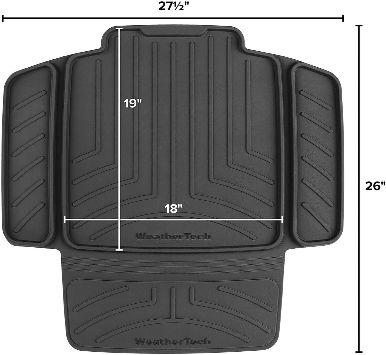 image:imageWeatherTech Child Car Seat Protector BlackCocoa
