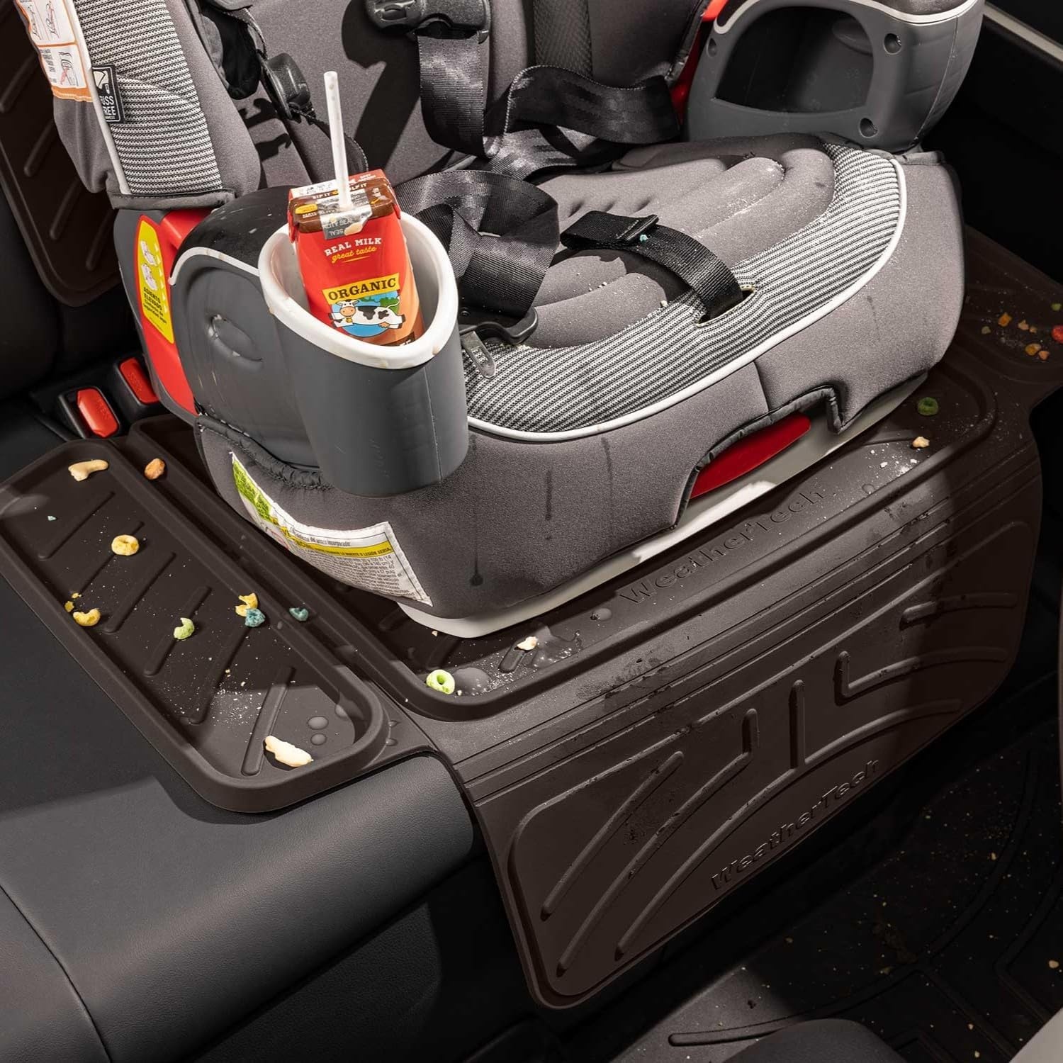 image:imageWeatherTech Child Car Seat Protector BlackCocoa