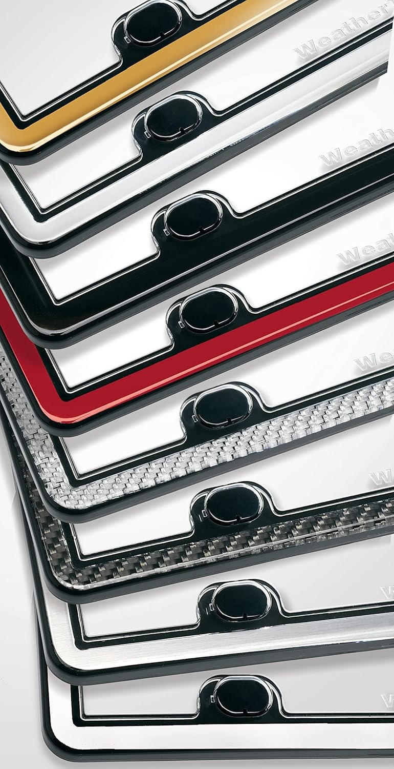 image:imageWeatherTech ClearCover Clear Acrylic Lens Cover Durable Frame that Protects License Plates BlackBeluga Grey