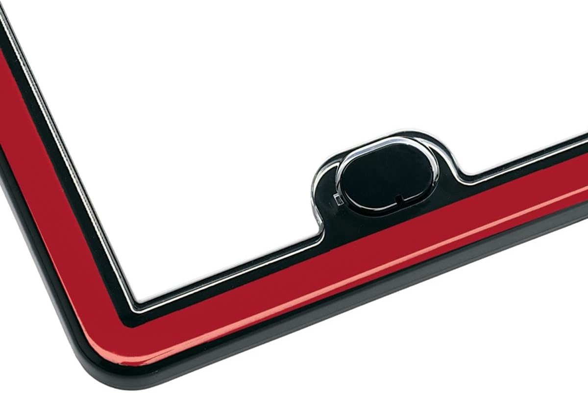 image:imageWeatherTech ClearFrame License Plate Frame Baby BlueRedBlack