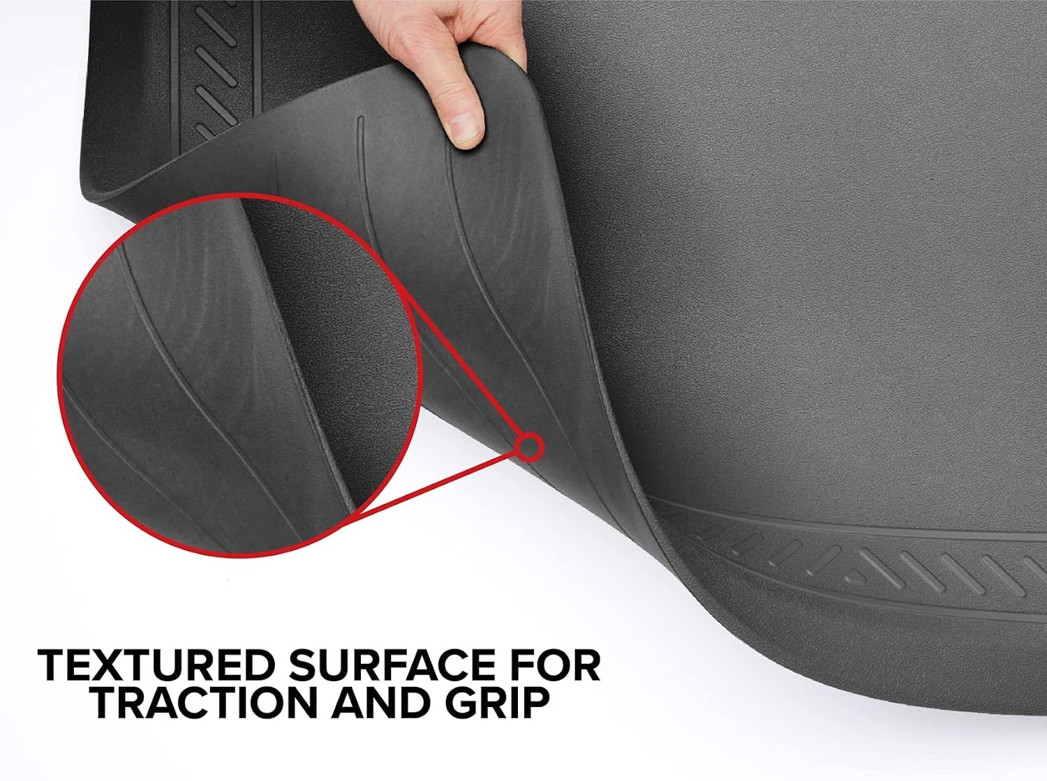 image:imageWeatherTech ComfortMat 24 by 36 Inches AntiFatigue Comfort Mat Bordered Pattern Tan