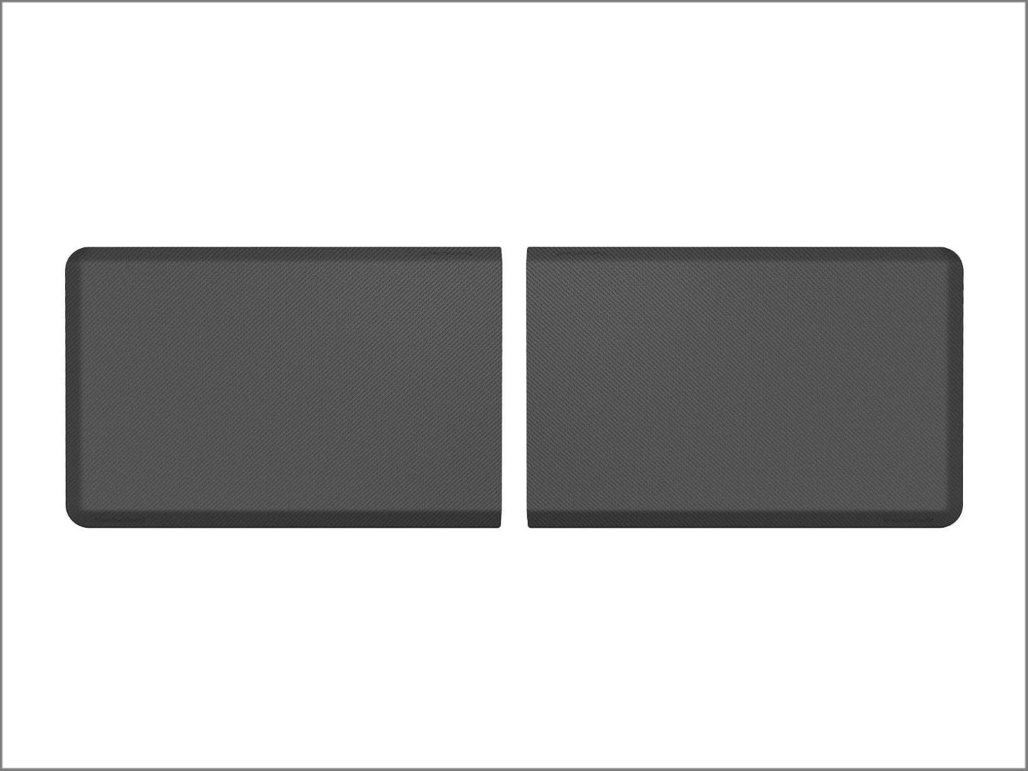 image:imageWeatherTech ComfortMat Connect Cushioned NonSlip Waterproof AntiFatigue Mat 24 x 36 End Mats Carbon Fiber BlackBlack