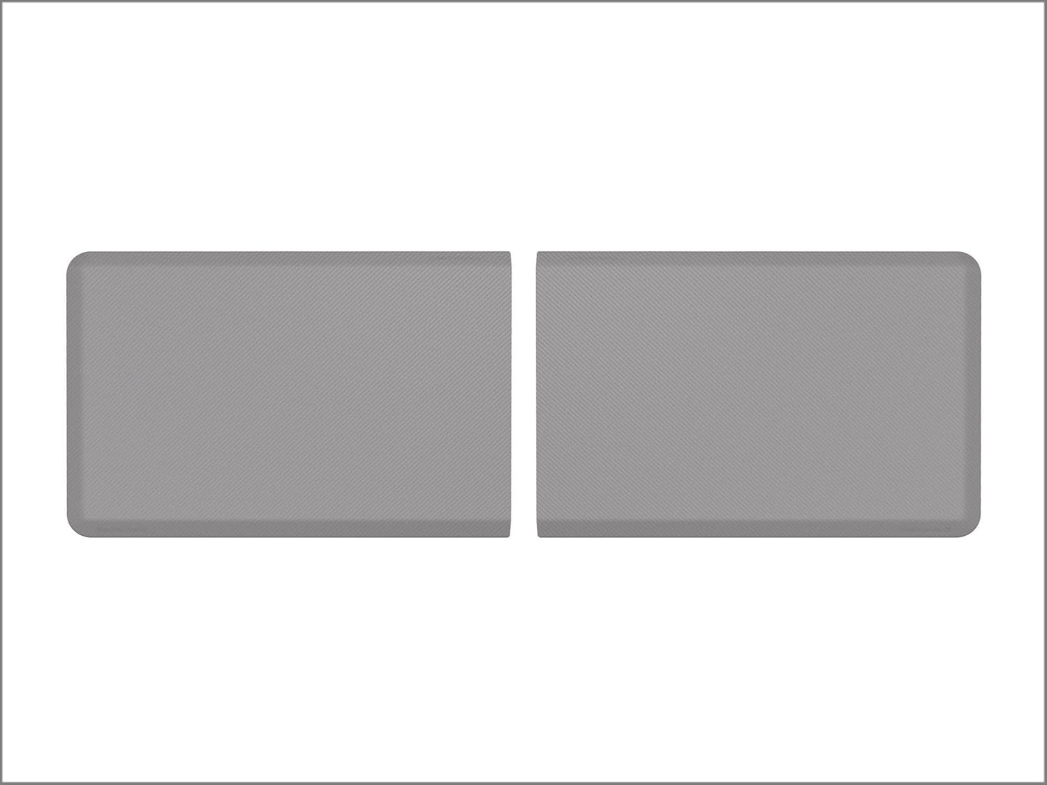 image:imageWeatherTech ComfortMat Connect Cushioned NonSlip Waterproof AntiFatigue Mat 24 x 36 End Mats Carbon Fiber BlackGrey
