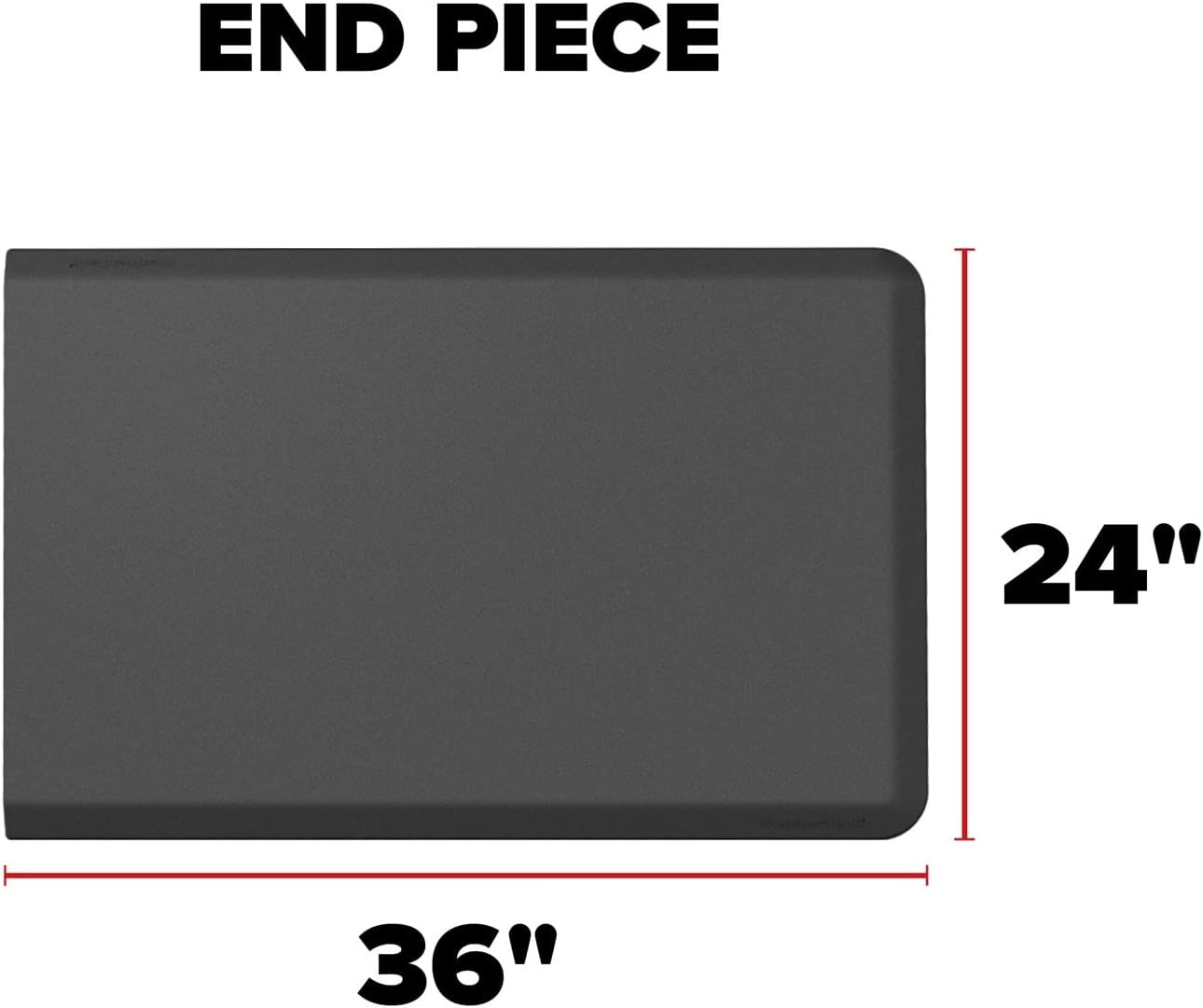 image:imageWeatherTech ComfortMat Connect Cushioned NonSlip Waterproof AntiFatigue Mat 25 x 25 Corner Mat Stone GreyCocoa