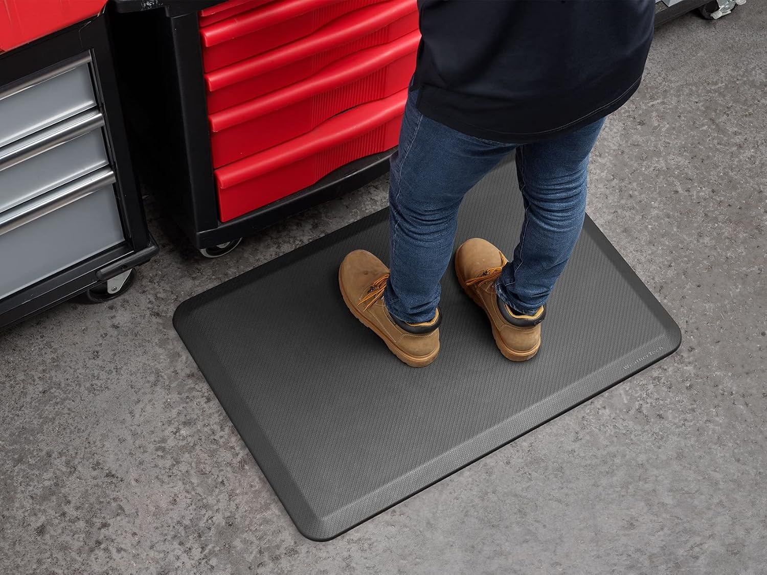 image:imageWeatherTech ComfortMat Stone in Tan Cushioned AntiFatigue Floor Mat 24 x 36 Home Comfort Essential for Kitchen Office Standing Desk Laundry RoomWaterproof SlipResistant Easy to Clean