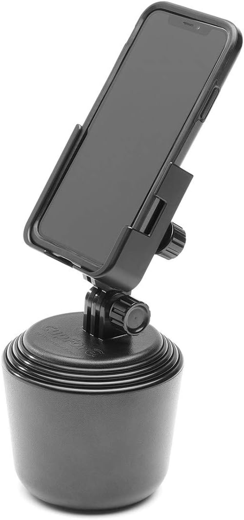 image:imageWeatherTech CupFone Two View Adjustable Universal Cup Holder Phone Mount Car amp Truck Accessory Best Design for iPhone amp Smartphone Charging Black Plastic KnobsRed