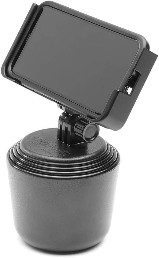 image:imageWeatherTech CupFone Two View Adjustable Universal Cup Holder Phone Mount Car amp Truck Accessory Best Design for iPhone amp Smartphone Charging Black Plastic KnobsBlack Plastic Knobs