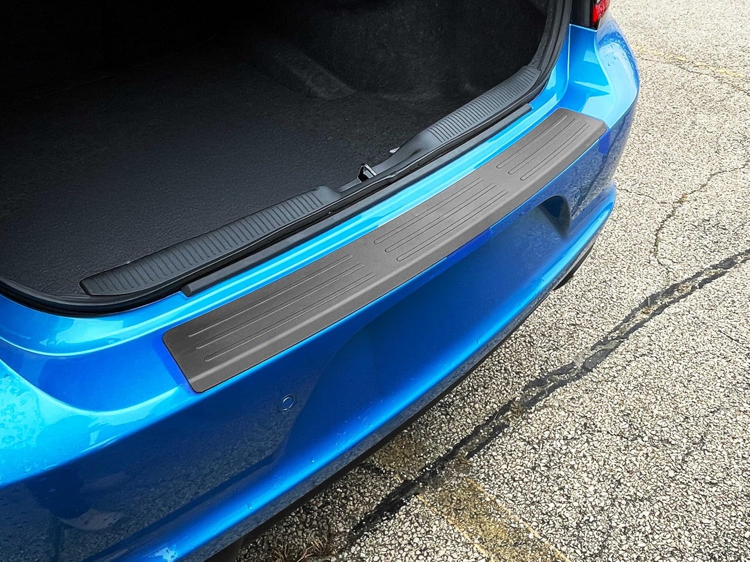 image:imageWeatherTech Custom BumperTopper for Dodge Charger Rear Bumper Protector BP0059 Black