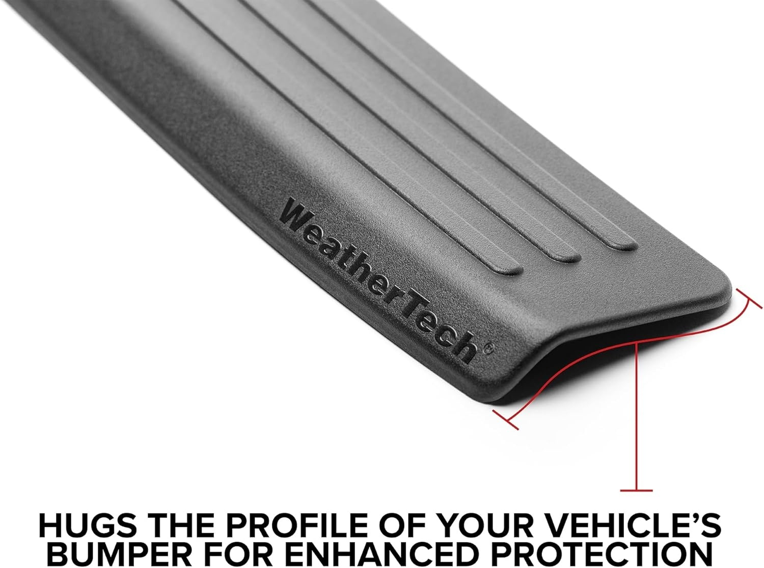 image:imageWeatherTech Custom BumperTopper for Honda Pilot Rear Bumper Protector BP0025 Black