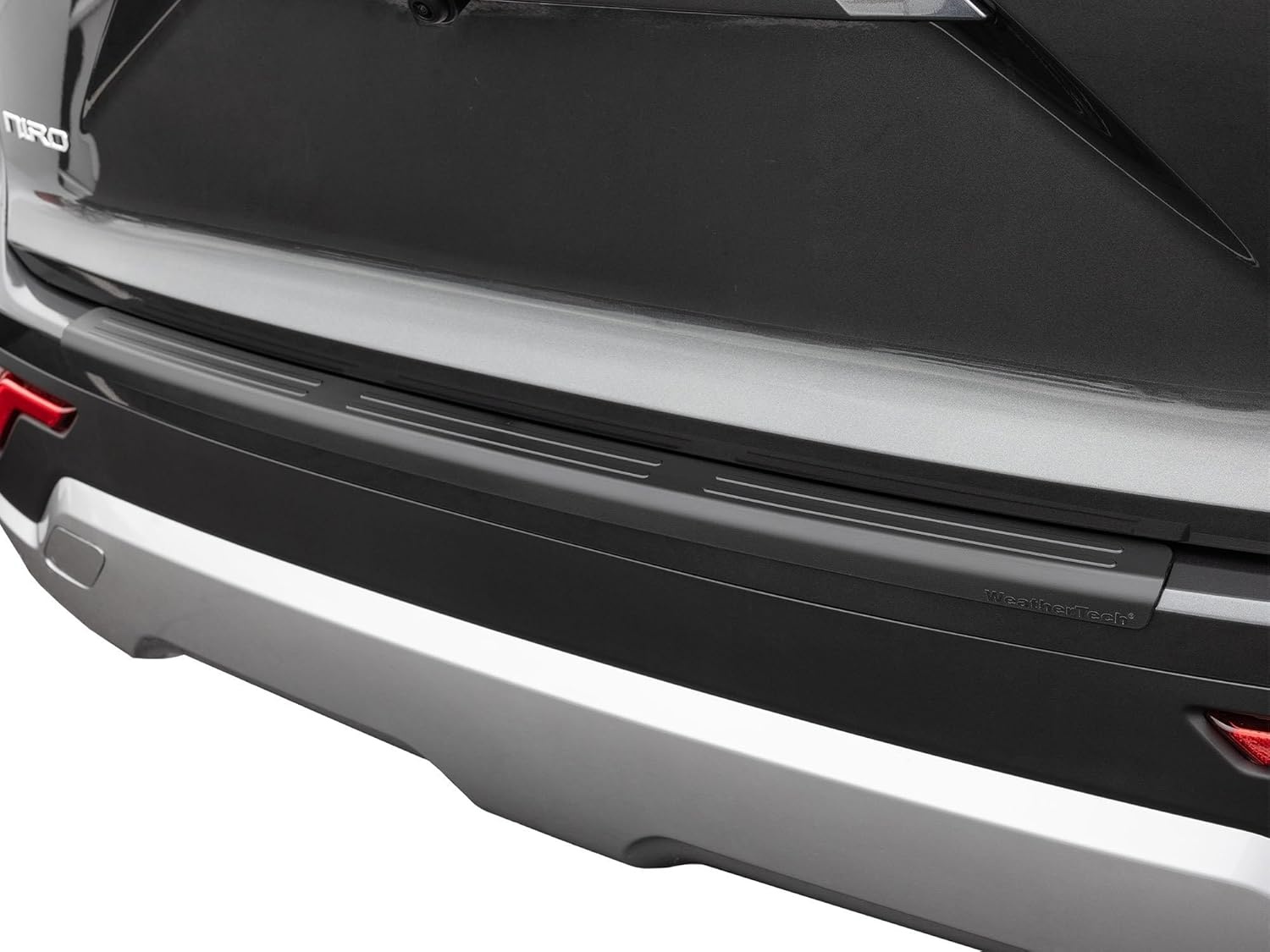 image:imageWeatherTech Custom BumperTopper for Kia NIRO EV NIRO Plugin Hybrid NIRO Rear Bumper Protector BP0082 Black