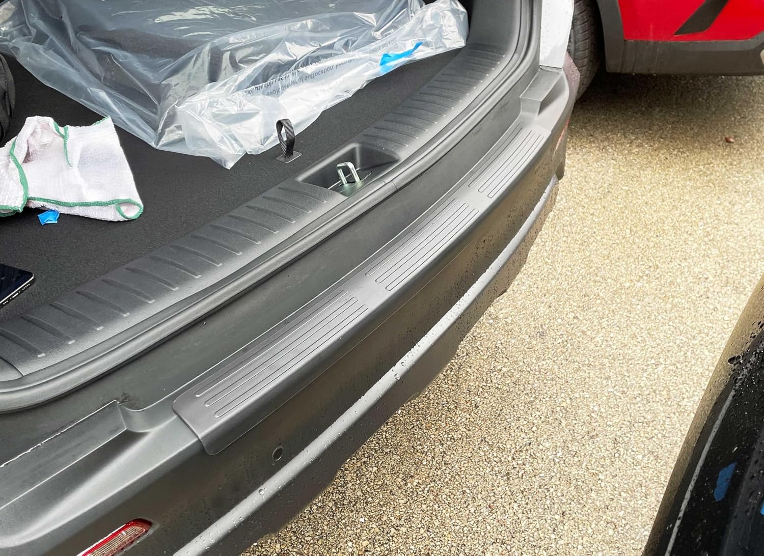 image:imageWeatherTech Custom BumperTopper for Kia Sorento Rear Bumper Protector BP0081 Black