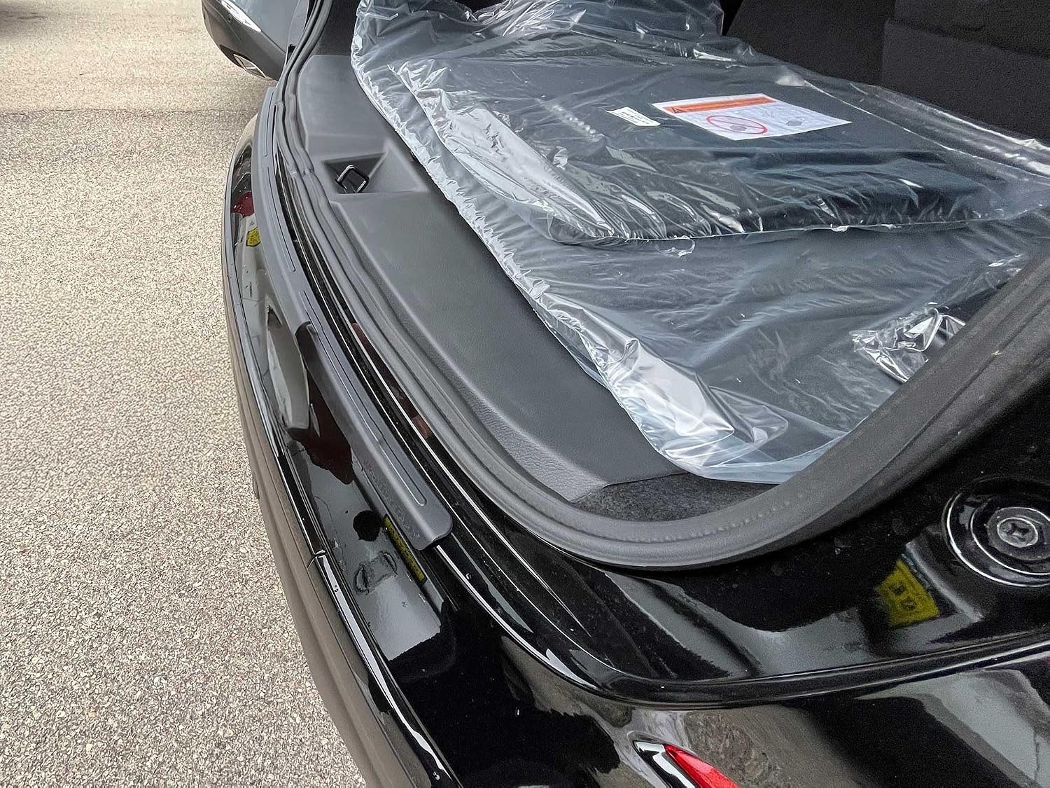 image:imageWeatherTech Custom BumperTopper for Nissan Murano Rear Bumper Protector BP0048 Black