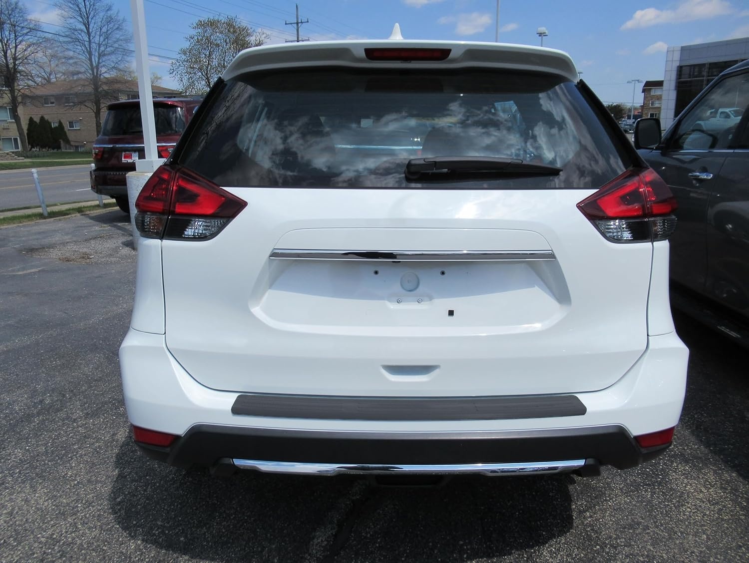 image:imageWeatherTech Custom BumperTopper for Nissan Rogue Rear Bumper Protector BP0004 Black