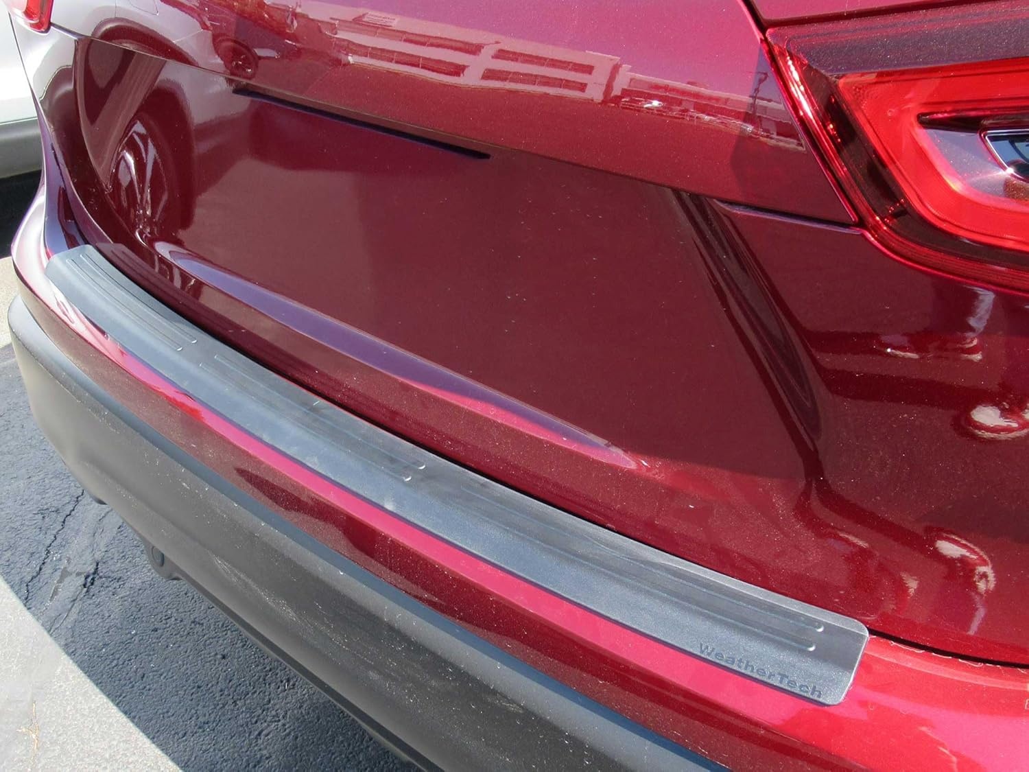 image:imageWeatherTech Custom BumperTopper for Nissan Rogue Sport Rear Bumper Protector BP0023 Black