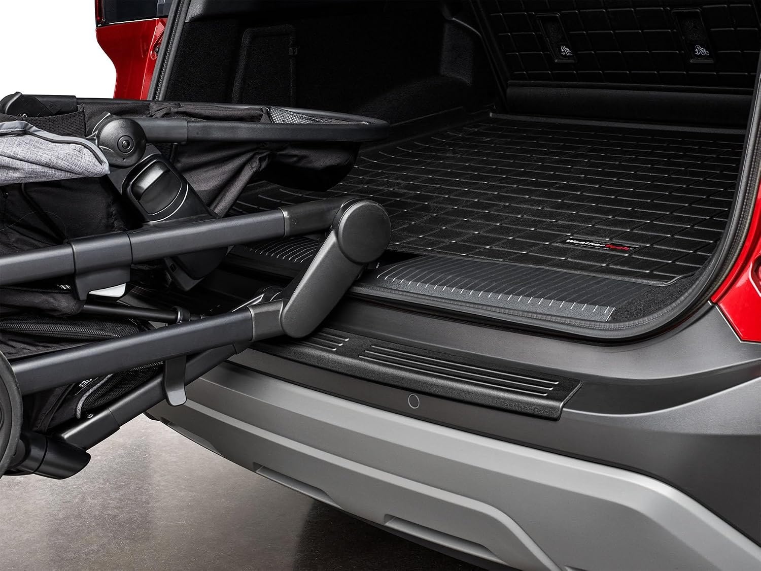 image:imageWeatherTech Custom BumperTopper for Subaru Ascent Rear Bumper Protector BP0062 Black