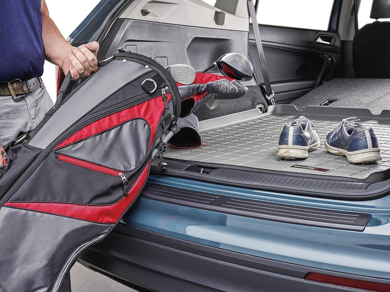image:imageWeatherTech Custom BumperTopper for Subaru Ascent Rear Bumper Protector BP0062 Black