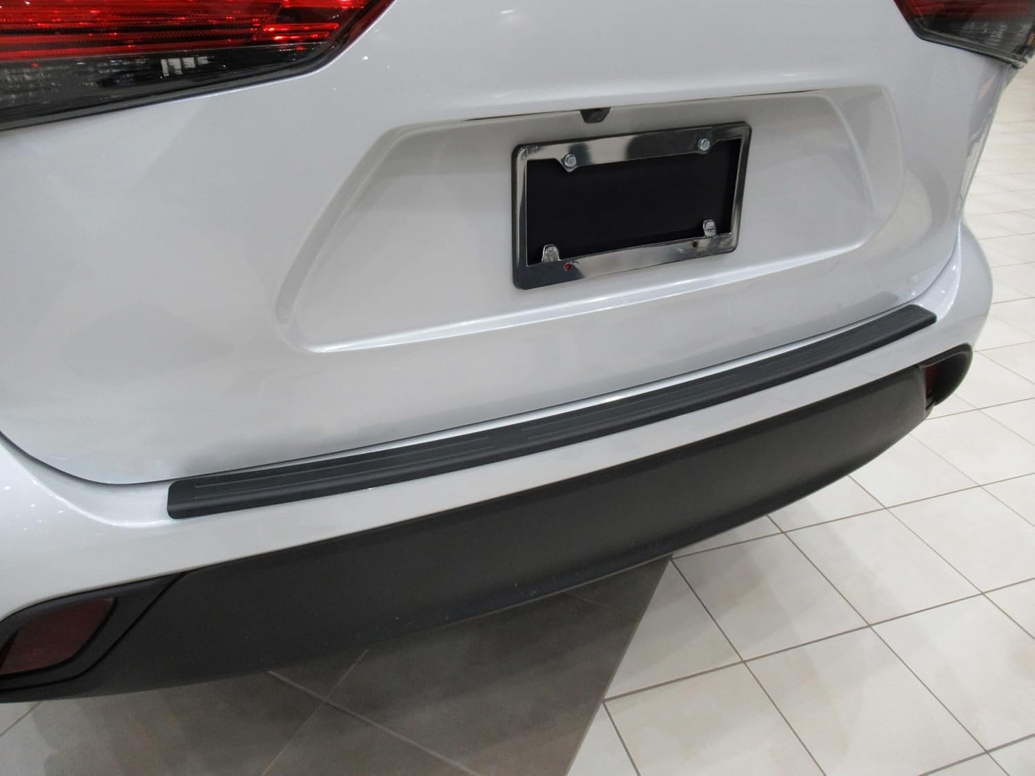image:imageWeatherTech Custom BumperTopper for Toyota Highlander Highlander Hybrid Rear Bumper Protector BP0013 Black