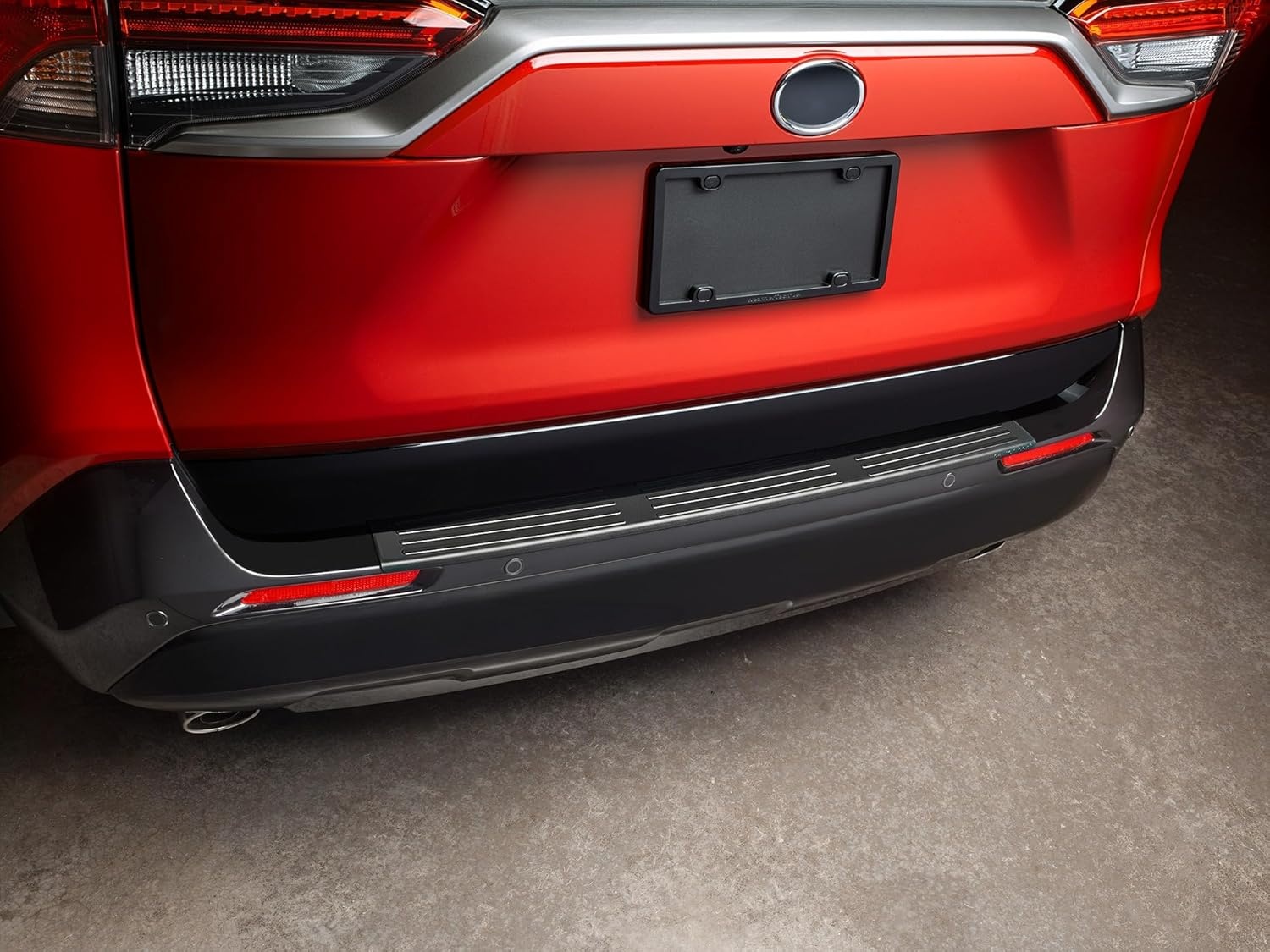 image:imageWeatherTech Custom BumperTopper for Toyota RAV4 Plugin Hybrid RAV4 Prime RAV4 Rear Bumper Protector BP0014 Black