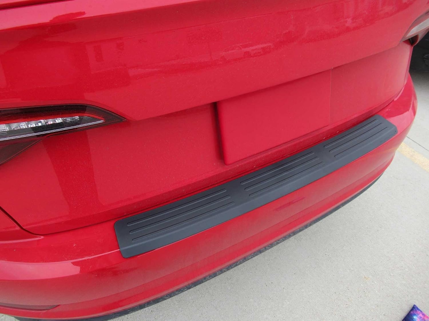 image:imageWeatherTech Custom BumperTopper for VW Jetta Jetta GLI Rear Bumper Protector BP0042 Black