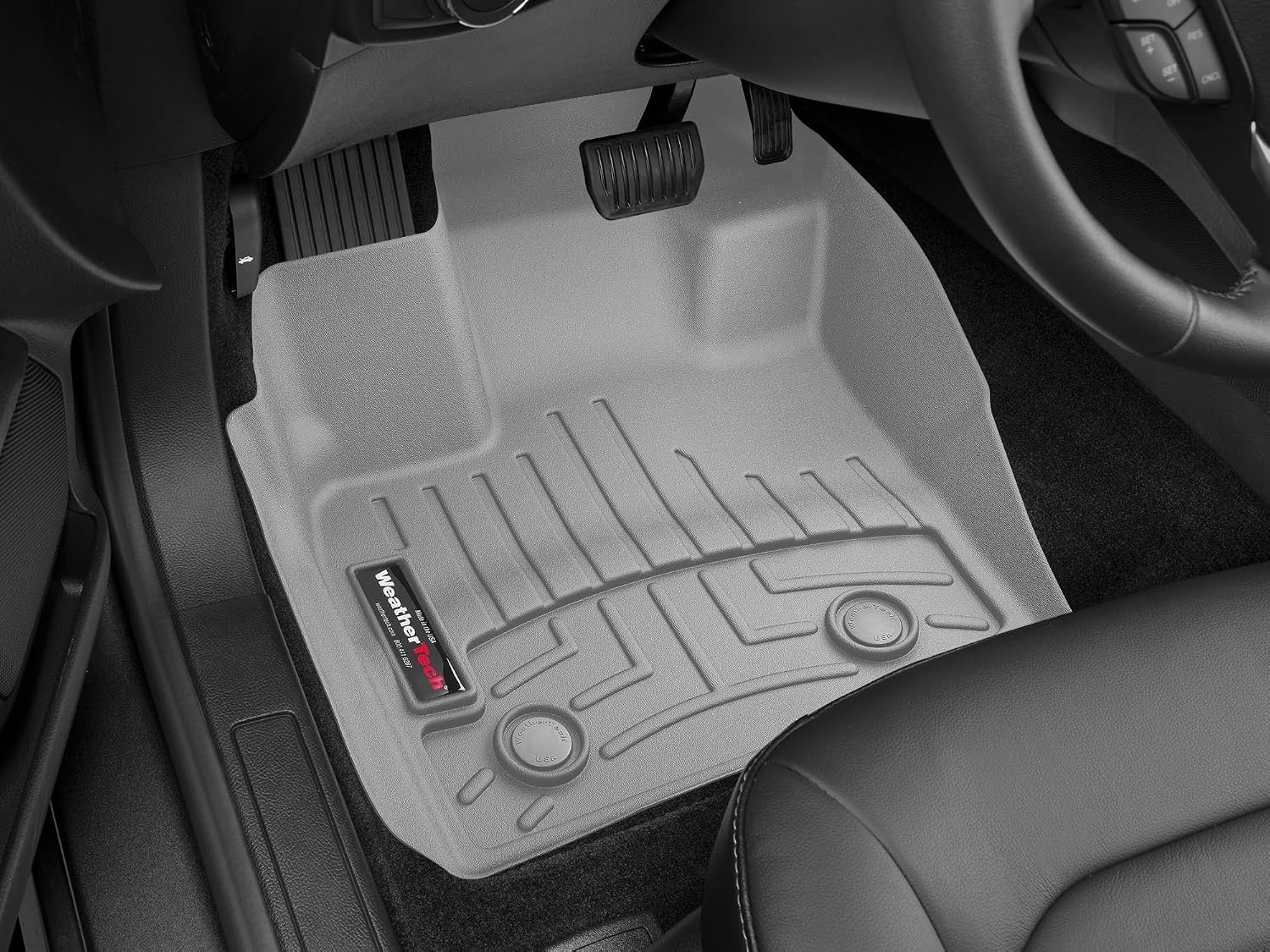 image:imageWeatherTech Custom Fit FloorLiners for Chevrolet Impala Impala Limited Fleet Grand Prix 1st amp 2nd Row 4612412 GreyGrey