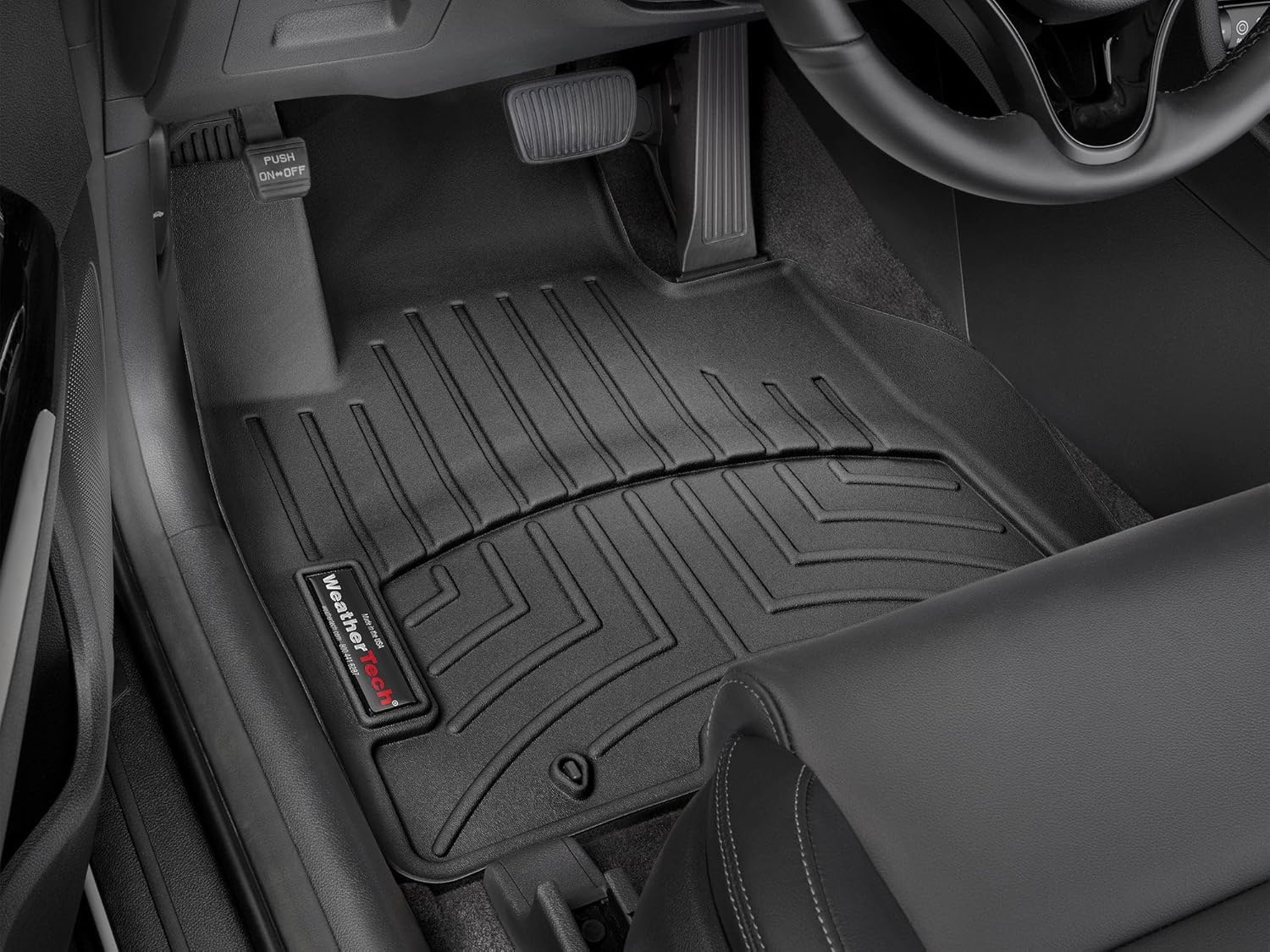 image:imageWeatherTech Custom Fit FloorLiners for Kia Sportage Tucson 1st Row 4615721 GreyBlack