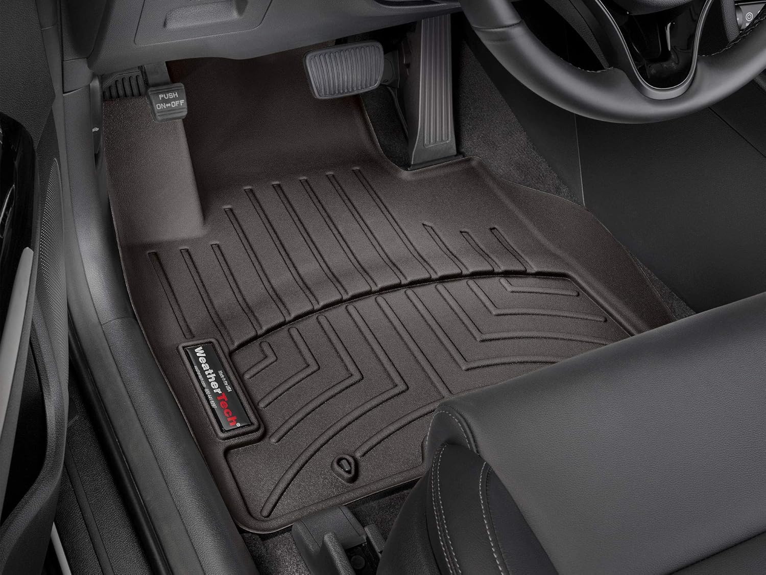 image:imageWeatherTech Custom Fit FloorLiners for Kia Sportage Tucson 1st Row 4615721 GreyCocoa