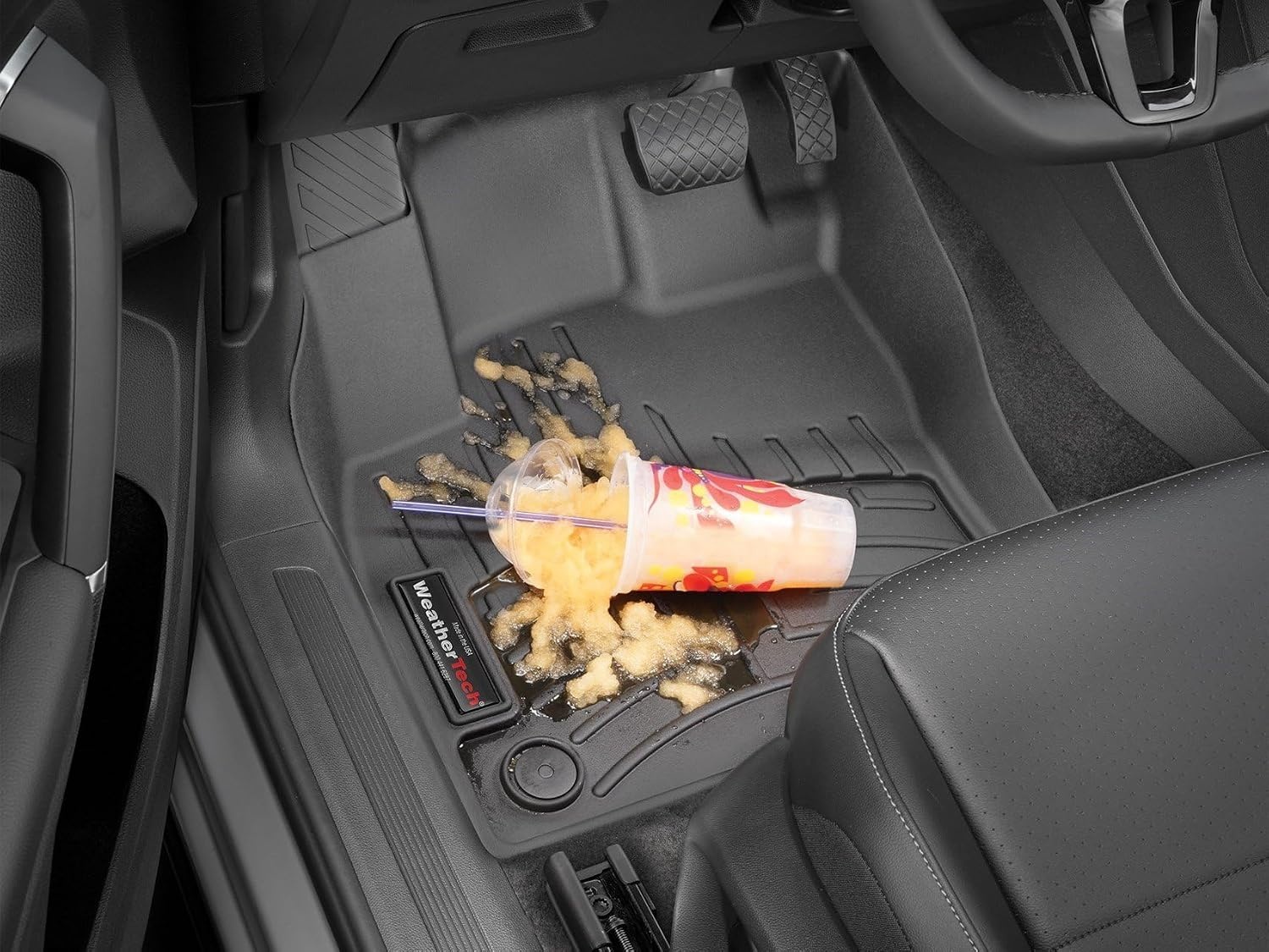 image:imageWeatherTech Custom Fit FloorLiners for Kia Sportage Tucson 1st Row 4615721 GreyTan