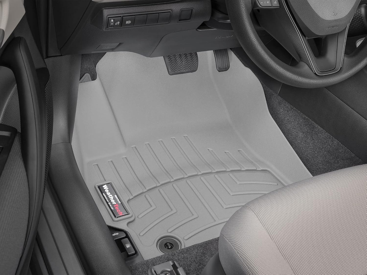 image:imageWeatherTech Custom Fit FloorLiners for Toyota Corolla Hybrid Corolla 1st Row 4415391 BlackGrey