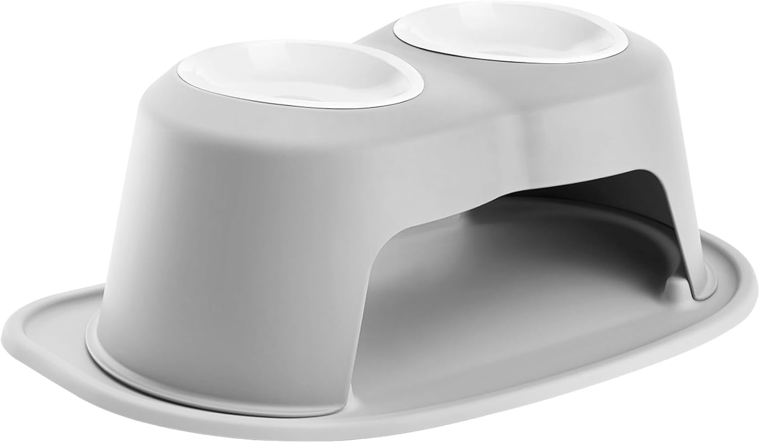 image:imageWeatherTech Extra Single Bowl 8 oz BPAFree Plastic 81P08BOWLLight Grey