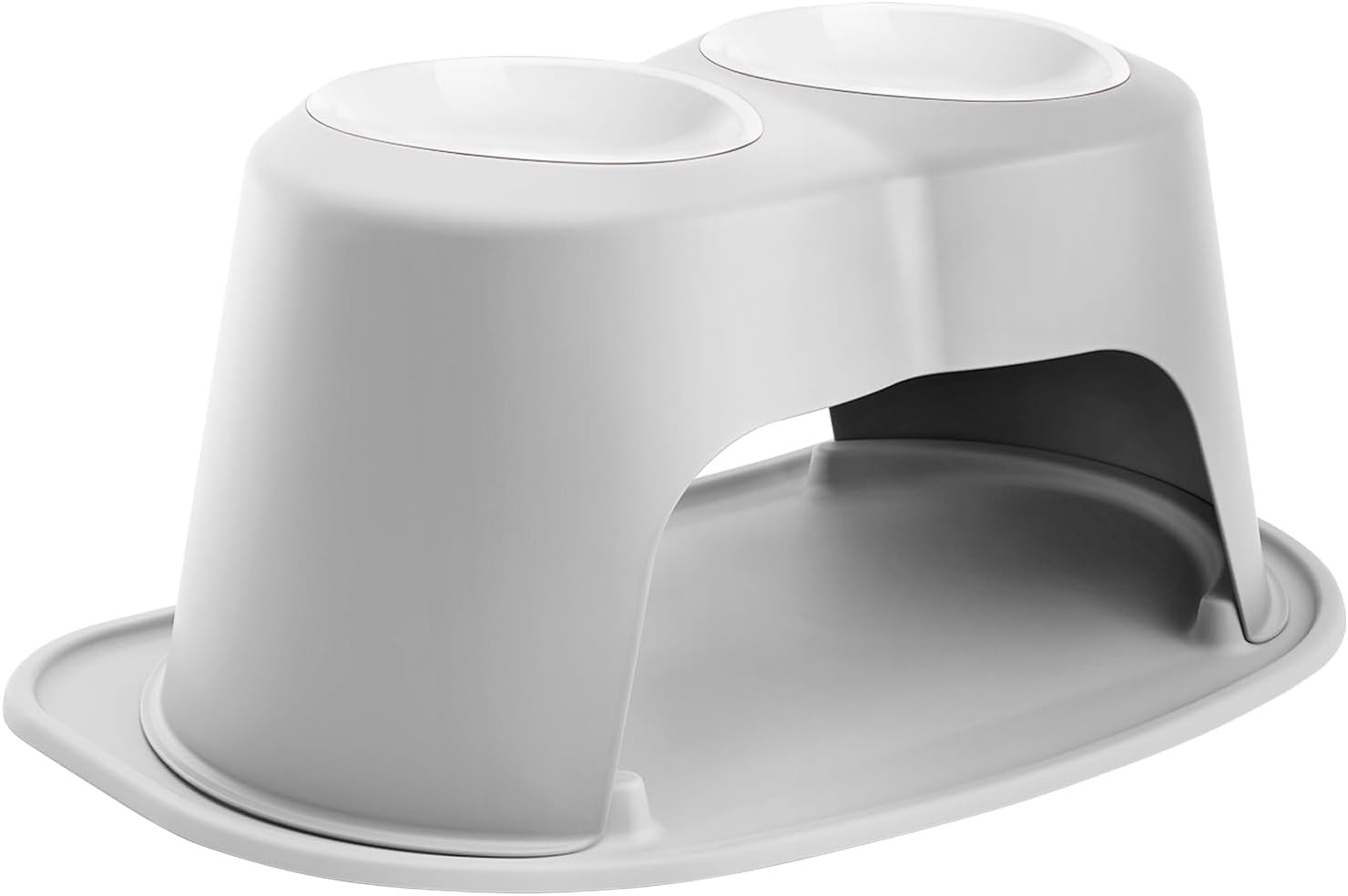 image:imageWeatherTech Extra Single Bowl 8 oz BPAFree Plastic 81P08BOWLLight Grey