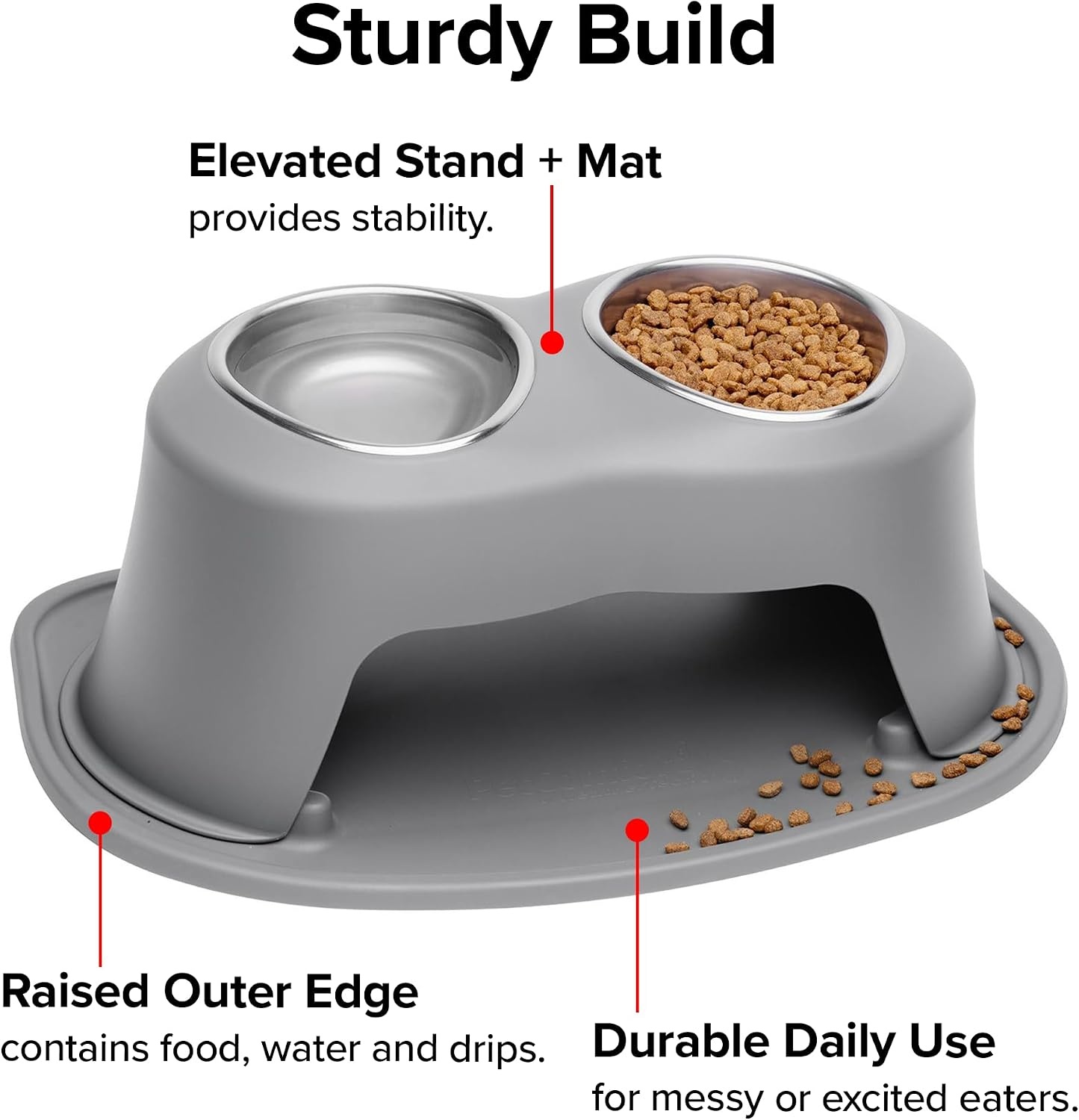 image:imageWeatherTech Extra Single Bowl 8 oz BPAFree Plastic 81P08BOWLTan