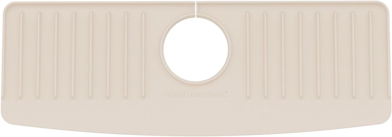 image:imageWeatherTech FaucetMat Protect Your Kitchen amp Bathroom Countertops Light GreyPebbleTan
