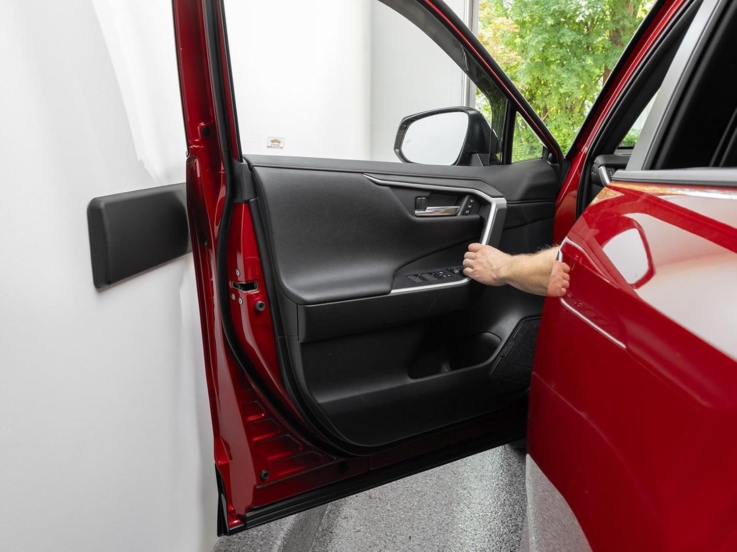 image:imageWeatherTech Garage Wall Protector Car Door Protector Bumper Guard for Car Doors 6 High x 24 Wide Black 81GWP016 High x 24 Wide
