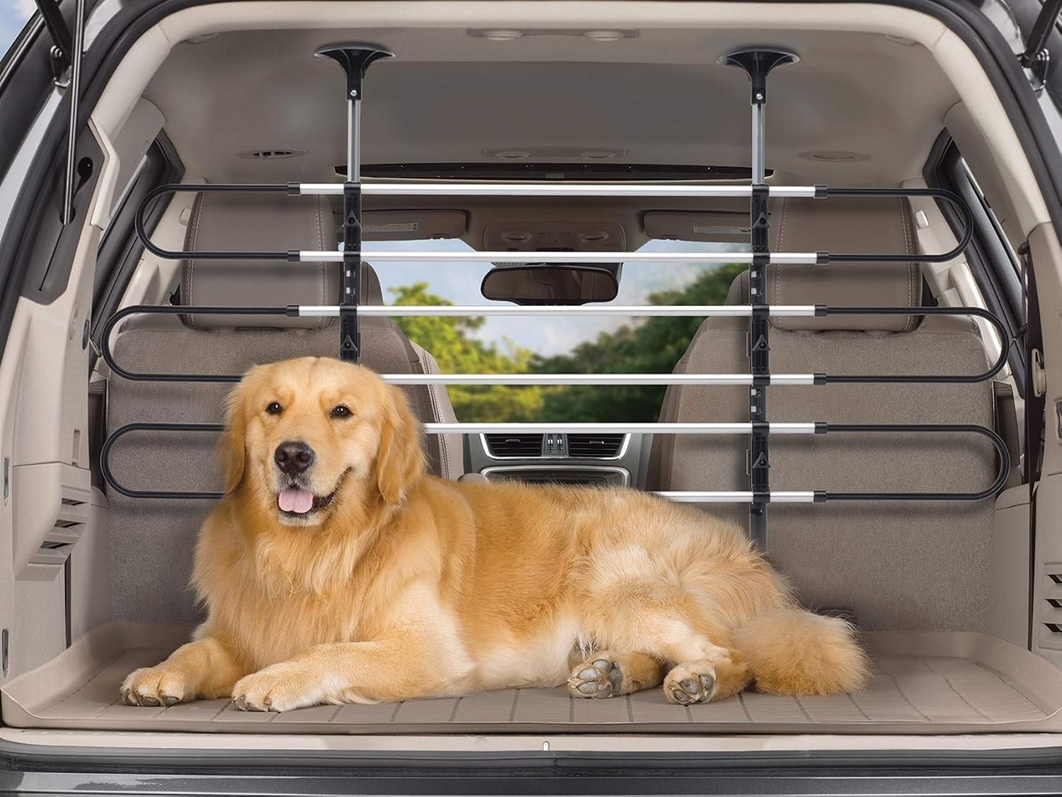 image:imageWeatherTech Pet Barrier Keeps Pets Secure in Vehicle Behind Your 2nd or 3rd Row Seats 8APB01